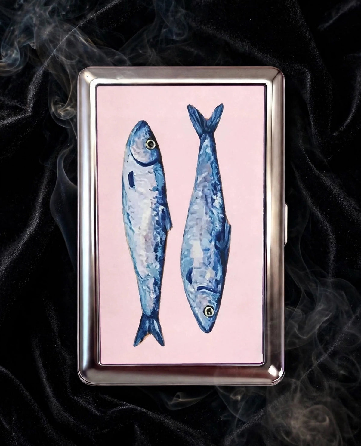 Saint Sardine – The Pink Edition metal art wallet by The Saints Club