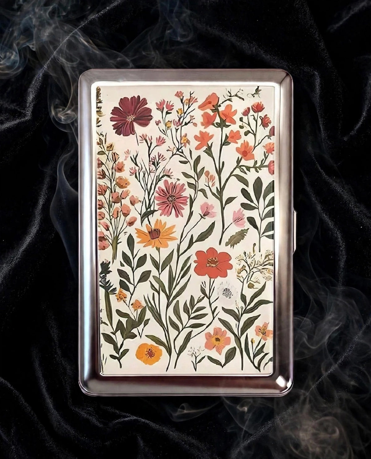 Saint Bloom – The Wildflower Edition metal art wallet by The Saints Club