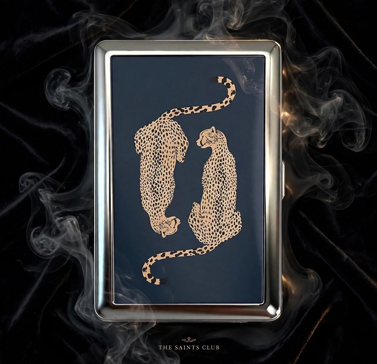 Saint Cheetah – Twin Souls Edition metal art wallet by The Saints Club