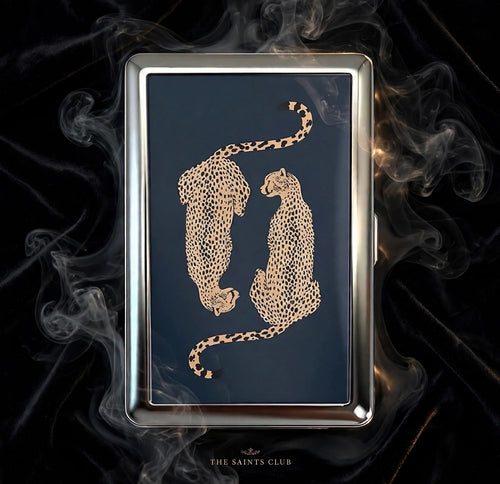 Saint Cheetah – Twin Souls Edition metal art wallet by The Saints Club