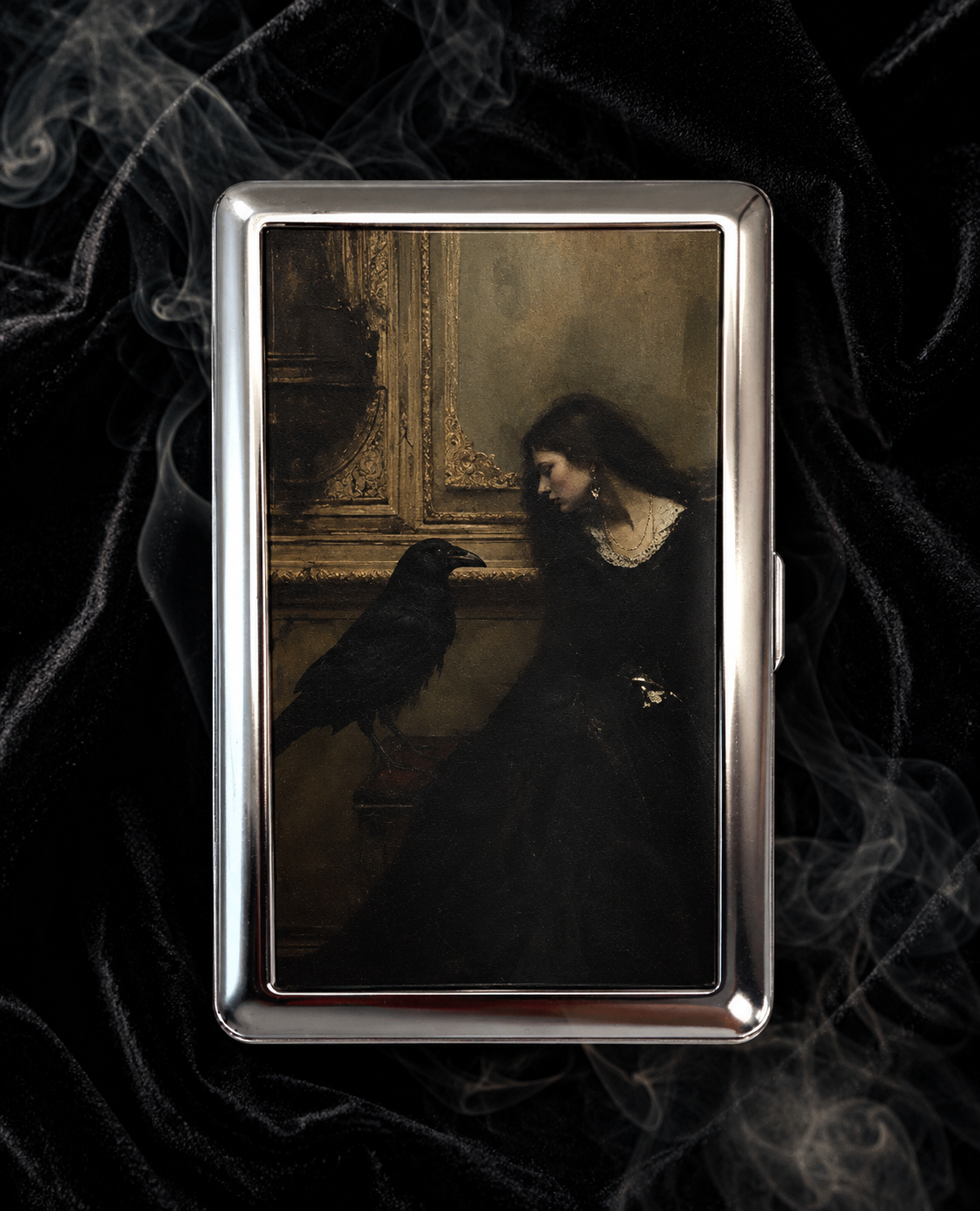Saint Raven – The Forbidden Romance Edition metal art wallet by The Saints Club