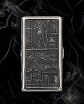 Saint Pharaoh – The Hieroglyph Edition metal art wallet by The Saints Club