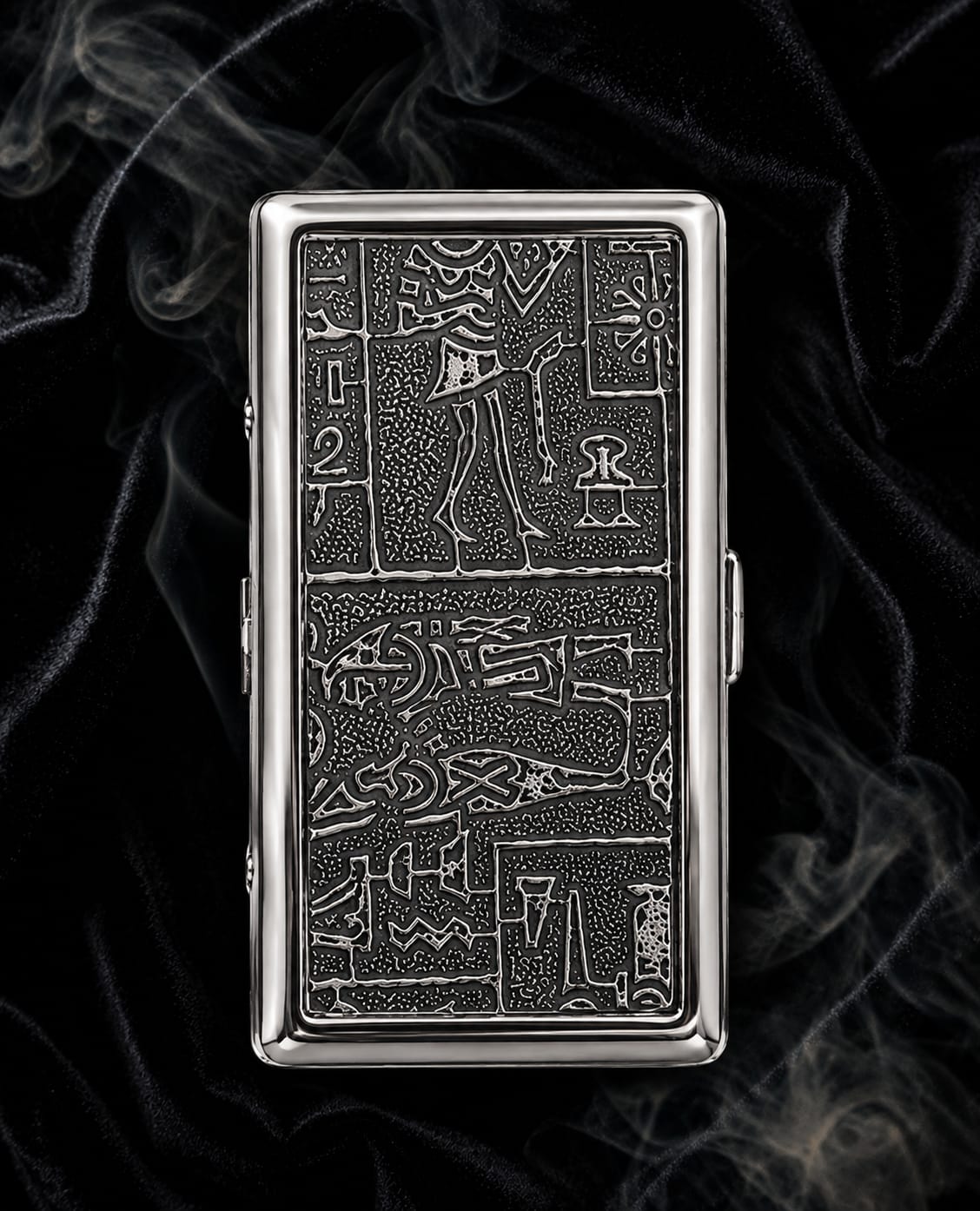 Saint Pharaoh – The Hieroglyph Edition metal art wallet by The Saints Club